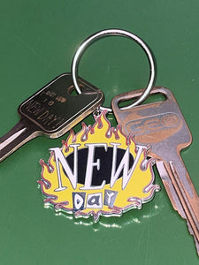 New Day "I hope I don't crash" Keychain (ft. Justin Hager)